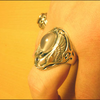 元町: ムーンストーンの新作リング, my new ring with a moonstone