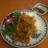 北京料理: 炸里脊 (豚肉の天ぷら) @北京飯店.横浜中華街