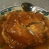 広東風皮付き豚バラの焼き物: 上海蟹肉のオムレツ特製ソースがけ @一楽.横浜中華街