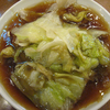 炒飯: 𧐢油生菜 (レタスのカキソース)