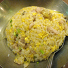 レタス: 咸魚鶏粒炒飯 (塩漬け干し魚と鶏肉のチャーハン)