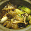鶏: 姜葱鮮蠣 (カキの土鍋煮込みネギ・生姜風味) @北京飯店.横浜中華街