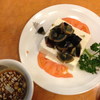 油菜心: 皮蛋豆腐 (ピータン入りの冷やし豆腐) @北京飯店.横浜中華街