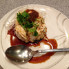イカ: ピータン豆腐醤油ソースがけ 広東 Style @一楽.横浜中華街