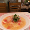 豆豉: 海老と夏野菜の冷やし麺 (鹵素面) @獅門酒楼.横浜中華街