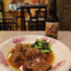 雲白肉片: 牛タンのオイスターソース煮込み @一楽.横浜中華街