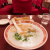 朝食: 牛肉粥+油条 @馬さんの店龍仙 市場通り館.横浜中華街