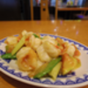 鶏: 蕃茄蝦仁 (えびとトマトの炒め) @北京飯店.横浜中華街