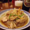 上海炒麺: 鶏絲粉絲 (鶏と春雨と野菜の和え) @三和楼.横浜中華街