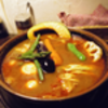 ランチ: チキン・スープ・カレー + エナック鶏卵ゆで卵 @ラマイ.伊勢佐木町