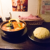 チキン・スープ・カレー + エナック鶏卵ゆで卵 + ライス M @ラマイ.伊勢佐木町