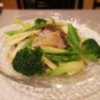 真鯛と春野菜のサラダ プラムソース @一楽.横浜中華街