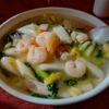 蝦仁湯麺 (えびそば) @東林.横浜中華街