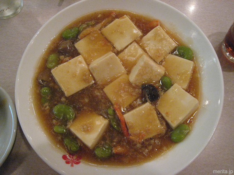 蟹粉豆腐 (カニ肉と豆腐の煮付け) @東園.横浜中華街