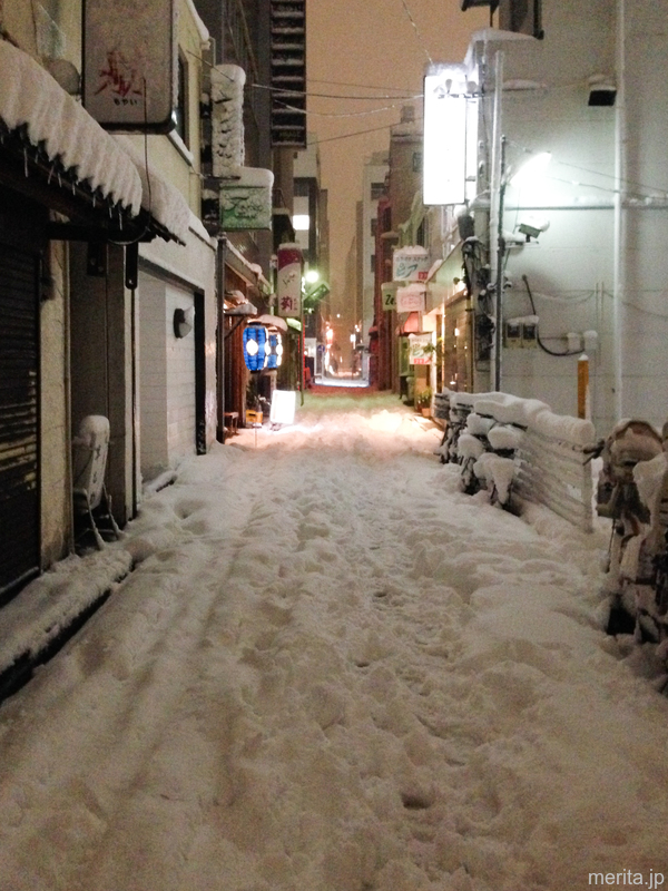 雪景色 @住吉町.横浜