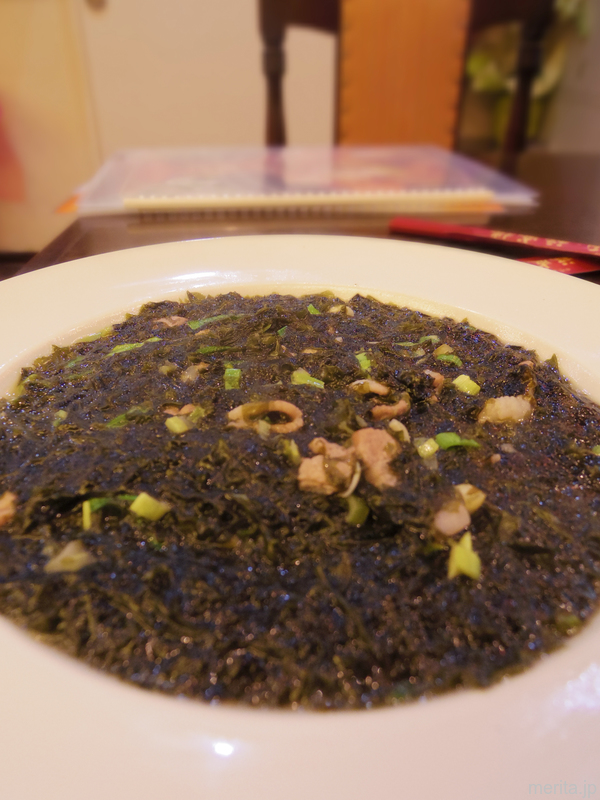 紫菜燜肉 (福建海苔と豚肉の煮込み) @福盛楼.横浜中華街