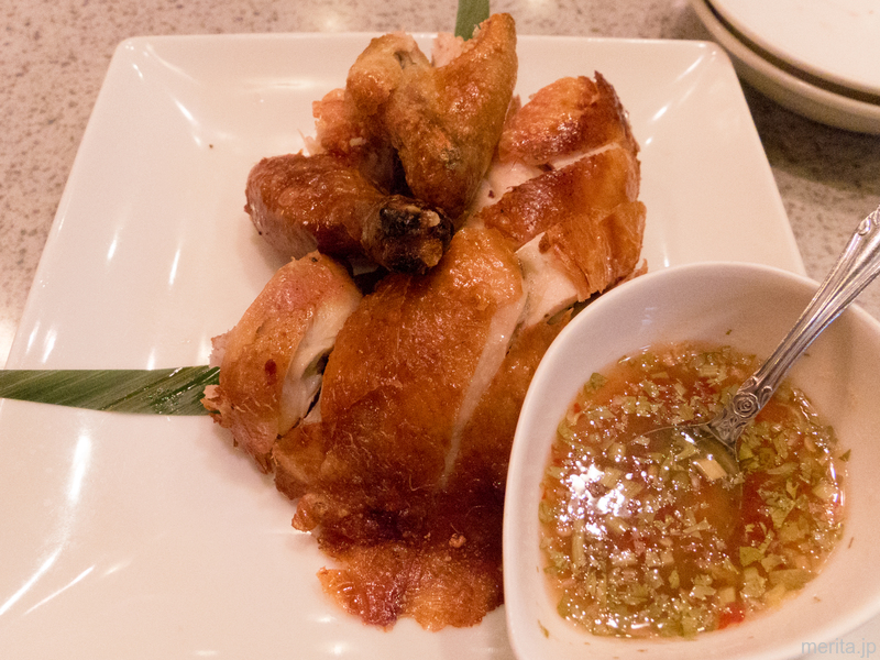 広東式若鶏のパリパリ焼き@一楽.横浜中華街