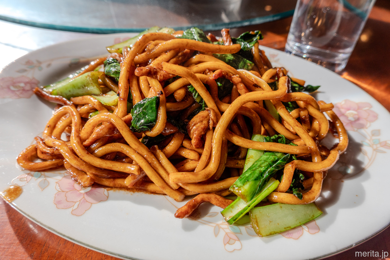 上海炒麺 (上海焼きそば) @萬来亭.横浜中華街